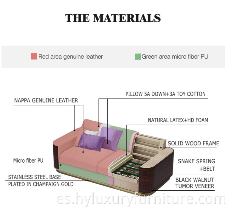 Muebles para vestíbulo de hotel, sala de estar, sofás de cuero de lujo, sofá redondo, sofás para sala de estar